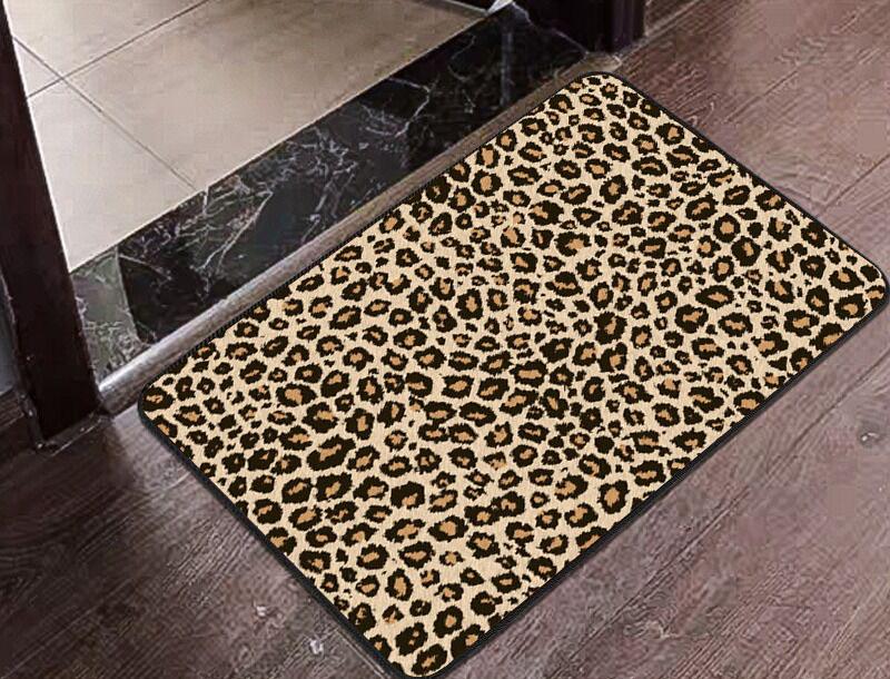 Cheetah Print Floor Mat