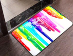 Dripping Paint Rainbow "DRAINBOW" Floor Mat