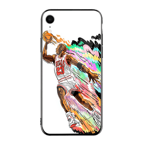 Colorful Jordan Dunking iPhone Case Colorful Jordan Dunking iPhone Case