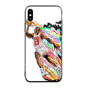 Colorful Jordan Dunking iPhone Case